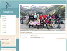Tablet Screenshot of gymnadames.ch
